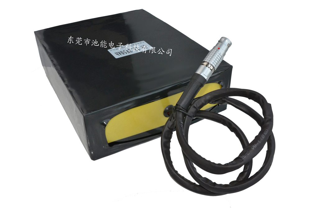 工業設備鋰電池 24V50000mAH 帶航空插頭